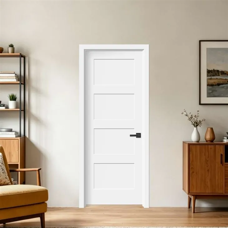 4-panel Solid Core Shaker Door (80